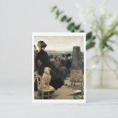De Reizen in Auteuil, deel van een triptych (olie Briefkaart (Staand voorkant)