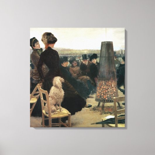 De Reizen in Auteuil, deel van een triptych (olie Canvas Afdruk (Voorkant)