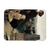 De Reizen in Auteuil, deel van een triptych (olie Magneet (Horizontaal)