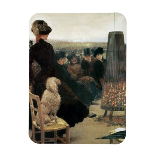 De Reizen in Auteuil, deel van een triptych (olie Magneet (Verticaal)