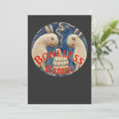 De Reizen van de Europese Konijn zonder Botten Kaart (Staand voorkant)