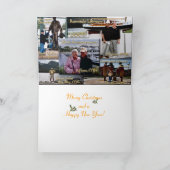 De Reizen van Kerstmis met W & M Feestdagen Kaart (Binnen)