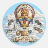 De Reizende Gilberts Stickers (Voorkant)