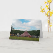 De reizende kermis kaart (Gele Bloem)