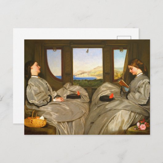 De reizende metgezellen van Augustus Leopold Egg Briefkaart (Voorkant / Achterkant)