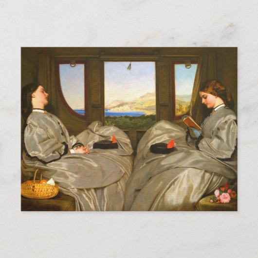 De reizende metgezellen van Augustus Leopold Egg Briefkaart (Voorkant)