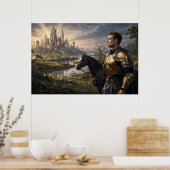 De Reizende Paladijn Poster (Keuken)