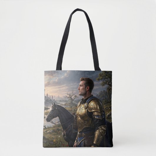 De Reizende Paladijn Tote Bag (Voorkant)