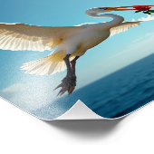 De reizende vogel foto afdruk (Hoek)