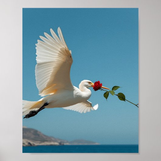 De reizende vogel poster (Voorkant)