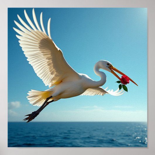 De reizende vogel poster (Voorkant)