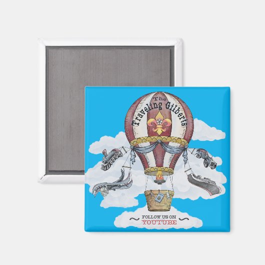 De Reizigende Gilberts Magnet (Voorkant / Achterkant)