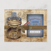 De reiziger briefkaart (Voorkant)