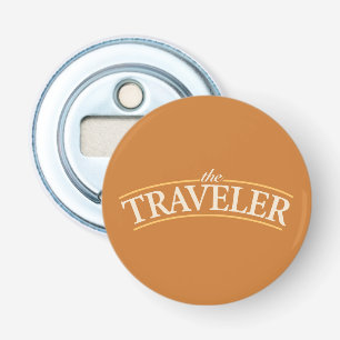 De Reiziger Button Flesopener