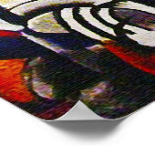 De reiziger, door Lyubov Popova Poster (Hoek)