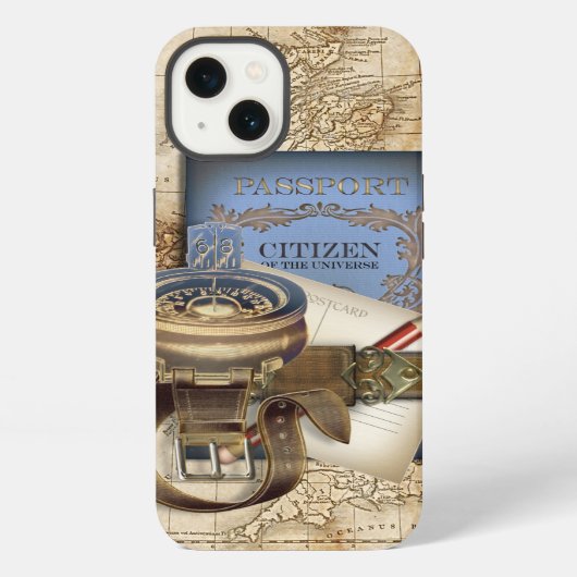 De reiziger iPhone hoesje (Achterkant)