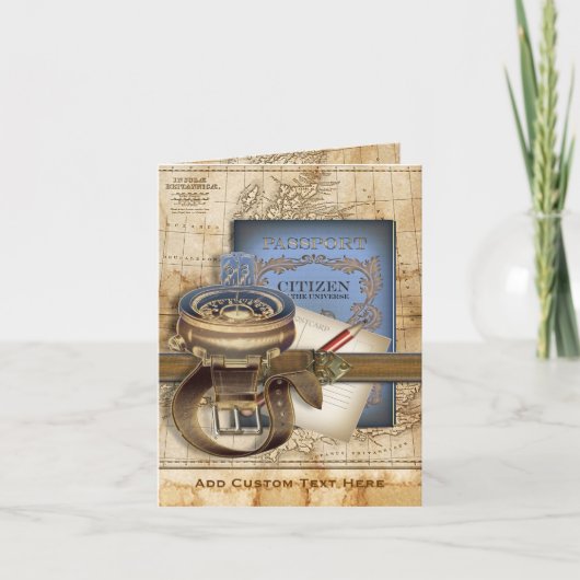 De reiziger kaart (Voorkant)