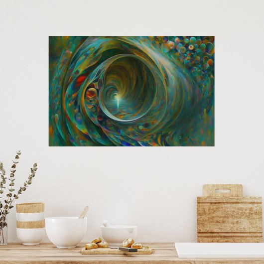 De reiziger poster (Keuken)