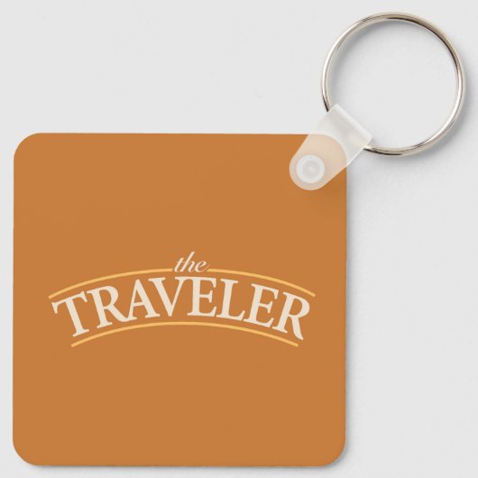 De reiziger sleutelhanger (Achterkant)