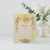 De rekening van het spel voor "de Magische Flute" Briefkaart (Staand voorkant)