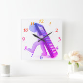 "De rekenmachine" Vierkante Klok (Huis)