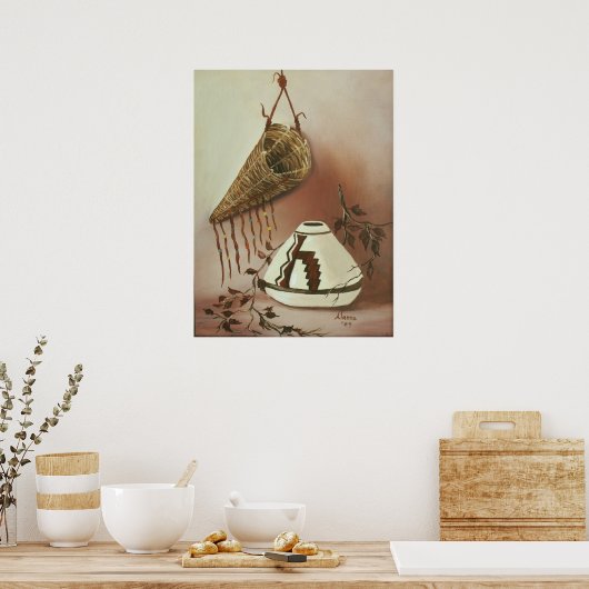 De rekenmand poster (Keuken)