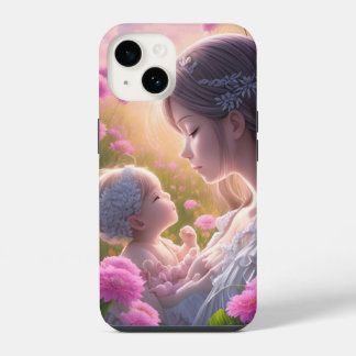 De relatie tussen een baby en een vrouw iPhone 14 hoesje
