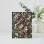 De Reliekschrijn Na Uur – Gotisch Victoriaans Feestdagenkaart (Staand voorkant)