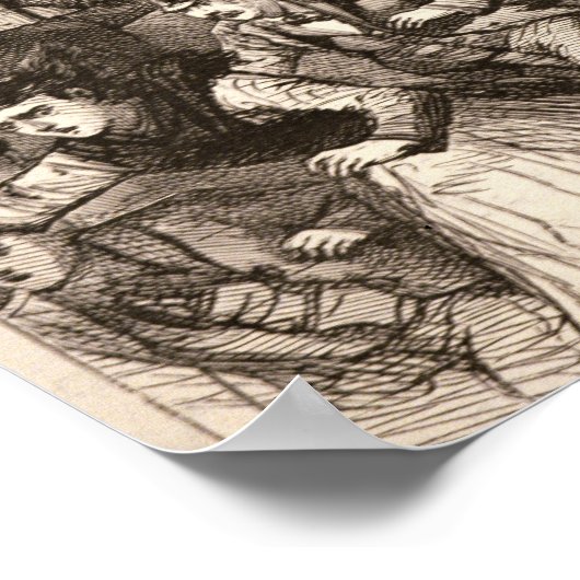 De rellen in Belfast Poster (Hoek)