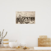 De rellen in Belfast Poster (Keuken)