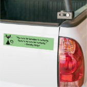 De remedie voor verveling is nieuwsgierigheid. Er  Bumpersticker (Op Truck)