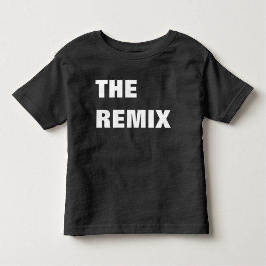 De Remix Toddler Kinder mama papa en ik Shirt (Voorkant)