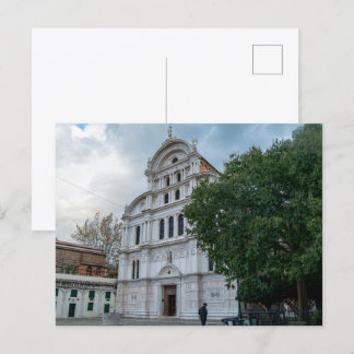 De renaissancegevel van de San Zaccaria-kerk Briefkaart