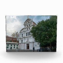De renaissancegevel van de San Zaccaria-kerk