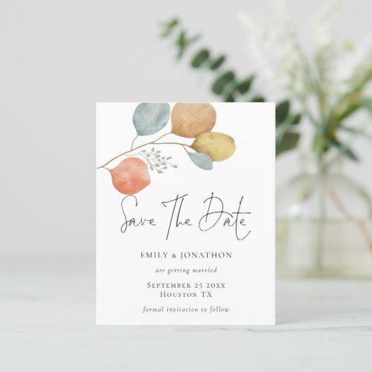 De rendabele Waterverf van de begroting laat spare (Staand voorkant)