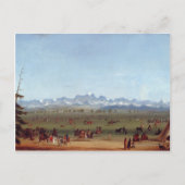 De rendezvous nabij de groene rivier briefkaart (Voorkant)