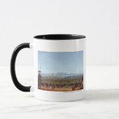 De rendezvous nabij de groene rivier mok (Links)