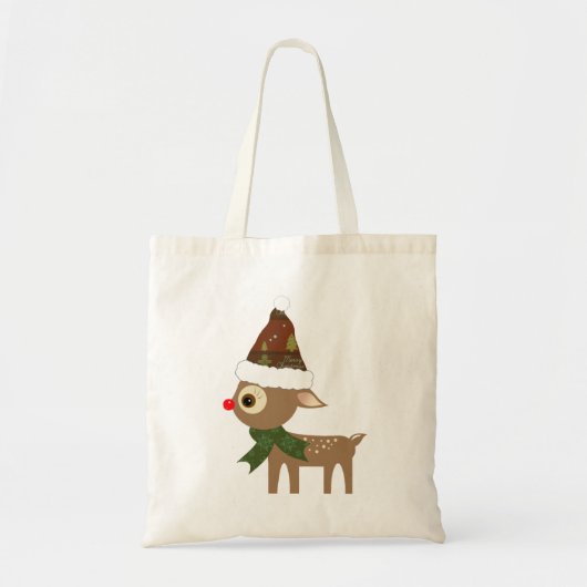 de Rendier Kersttas Tote Bag (Voorkant)