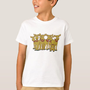 De rendieren van de Kerstman T-shirt