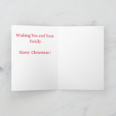 De rendierkaarten Vouwde Wenskaarten Kaart (Binnen)