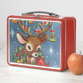 De rendierlunchbox Retro Vintage (In situ)
