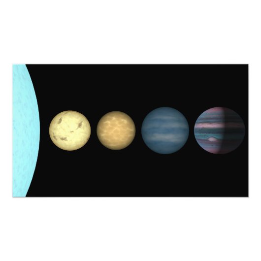 De renditie van een kunstenaar vergelijkt bruine d foto afdruk (Voorkant)