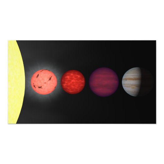 De renditie van een kunstenaar vergelijkt bruine d foto afdruk (Voorkant)