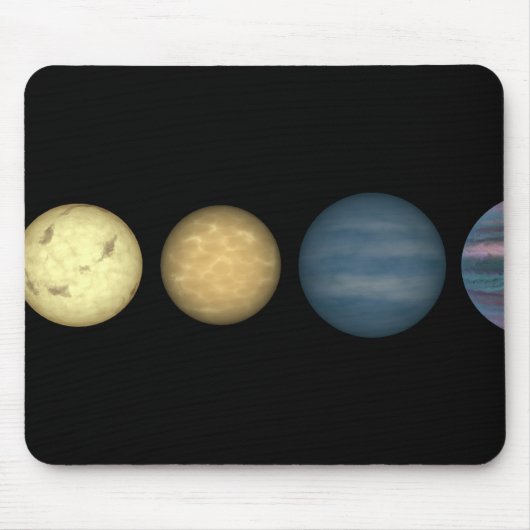 De renditie van een kunstenaar vergelijkt bruine d muismat (Voorkant)