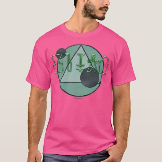 De Rendlesham UFO symbolen T-shirt (Voorkant)