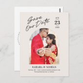 De rendy Bewerkbare Kleur van de Arch sparen het B Briefkaart (Voorkant / Achterkant)