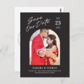 De rendy Bewerkbare Kleur van de Arch sparen het B Briefkaart (Voorkant / Achterkant)