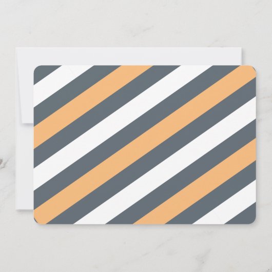 De rendy Perzik & Grijs sparen de Datum Save The Date (Achterkant)