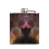De Renidron Fractal Art Flask Heupfles (Achterkant)