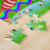 De Rennende Slang (Ide Zmija) Puzzel (Zijkant)